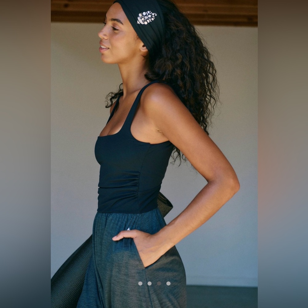 Free people movement shiny happy one piece in black size small - Picture 3 of 10
